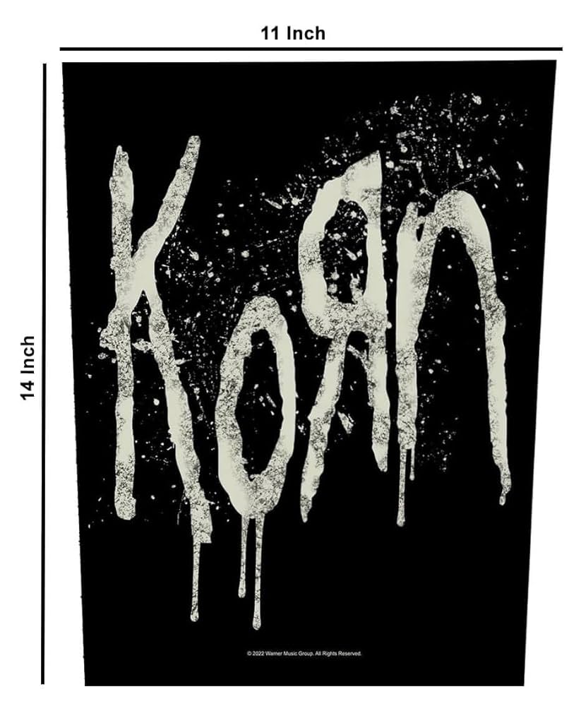 KORN バンド　band 販促品　ラグ　ポスター　フラッグ Amazon.com: Korn Poster Band Logo Textile Flag 70Cm X 106Cm